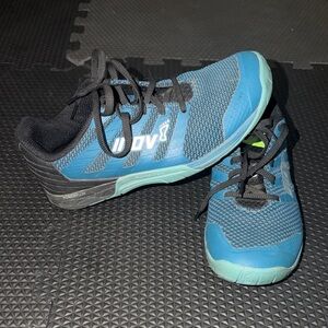 Inov-8 Kids Teal and Black Sneakers